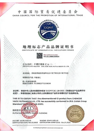 certificate of geographical indications brand